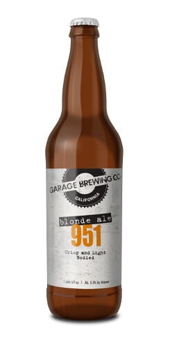 951 Blonde Ale Garage Brewing Co.