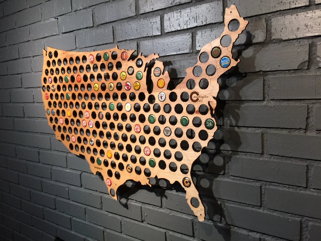 Beer Cap Maps