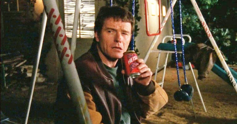 bryan cranston drinks heisler beer in malcolm in the middle