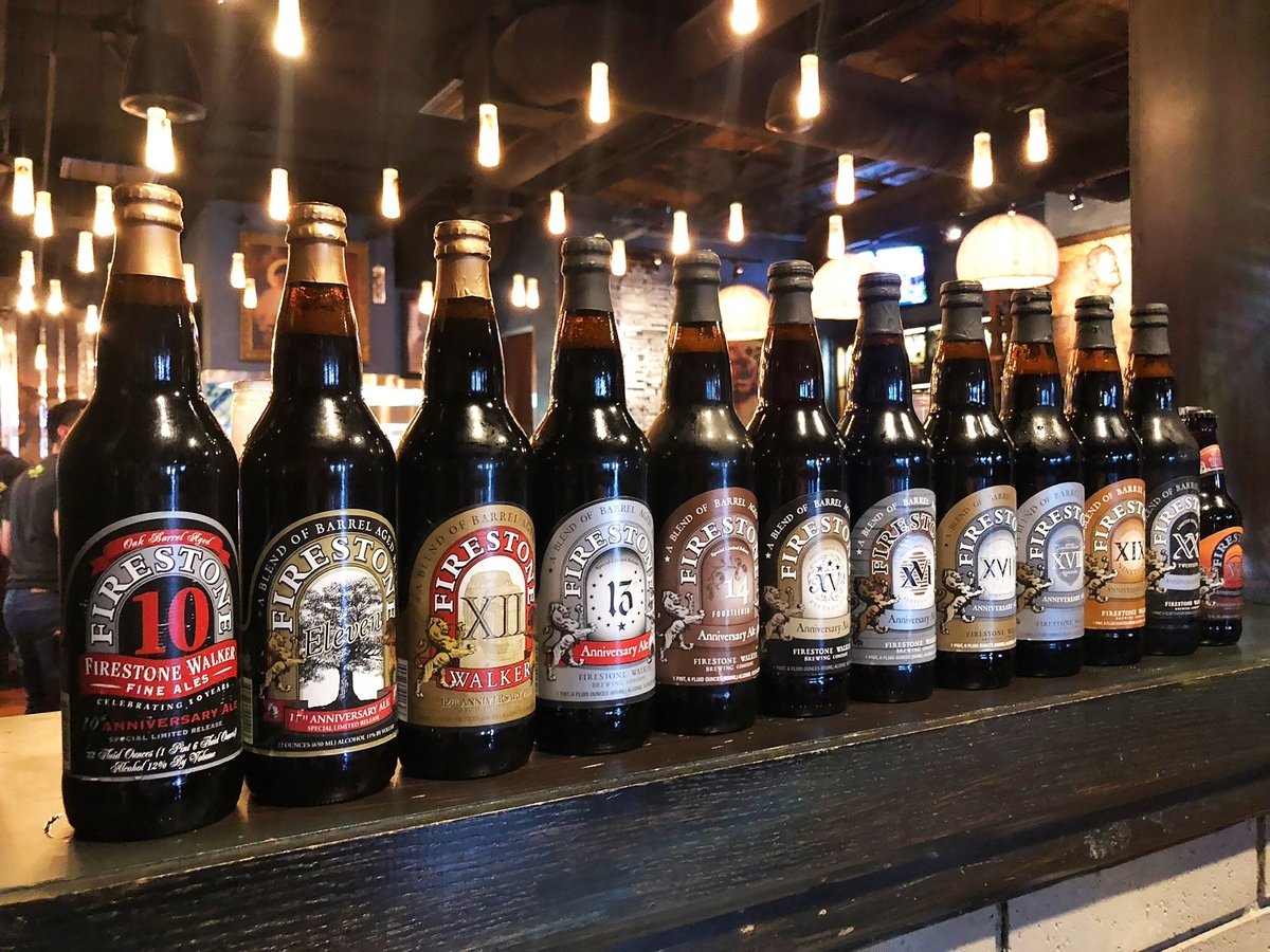 firestone walker anniversary ale vertical tasting