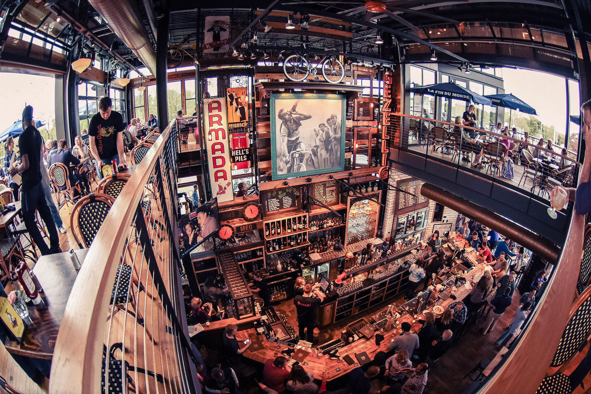 Cafe Hollander Mequon view of two stories