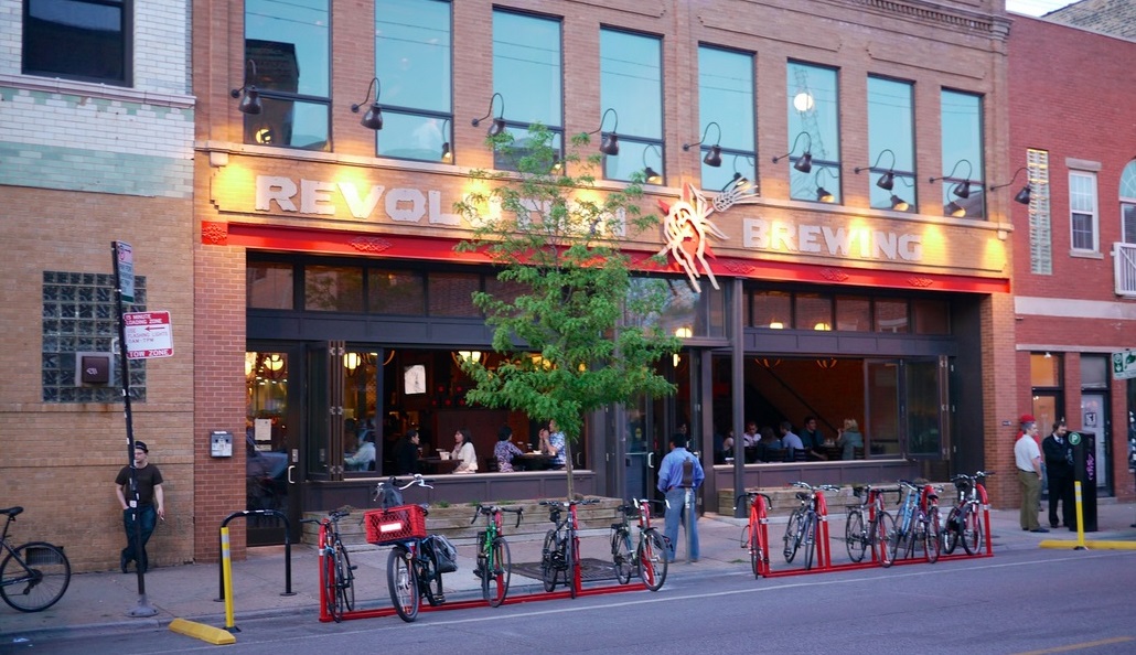 Exterior of Revolution Brewing