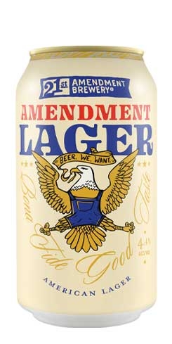 Amendment Lager, 21st Amendment Brewery