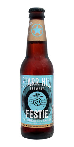 Festie Oktoberfest Lager by Starr Hill Brewery