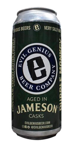 Jameson Barrel Aged Purple Monkey Dishwasher, Evil Genius Beer Co.