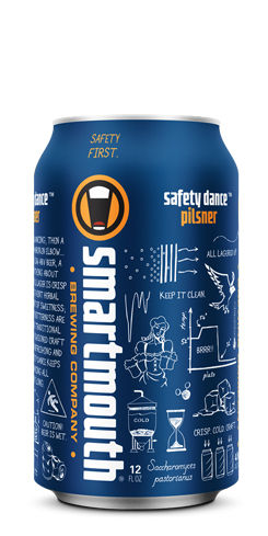 Safety Dance Pilsner by Smartmouth Brewing Co.