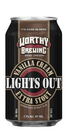 Worthy Brewing Lights Out Stout Beer