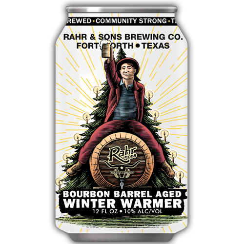 Bourbon Barrel Aged Winter Warmer Rahr & Sons Brewing Company