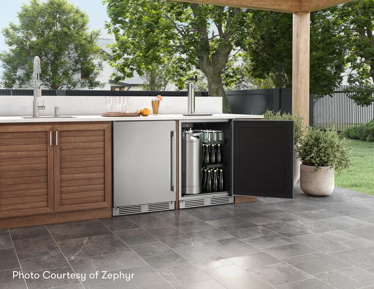 The Zephyr® Presrv Kegerator and Beverage Cooler